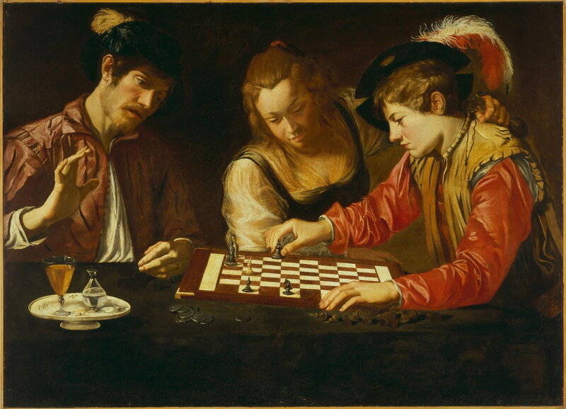 CARAVAGGIO (Michelangelo Merisi da) (1571 – 1610) Schachspieler..jpg